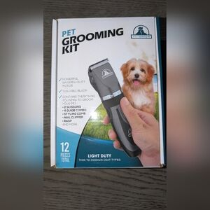 NEW Pet Union  Dog Grooming Kit Cordless Pet Clippers BLACK
